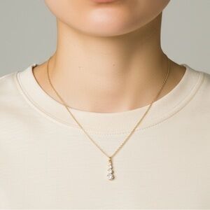 Elegant Gold drop  necklace